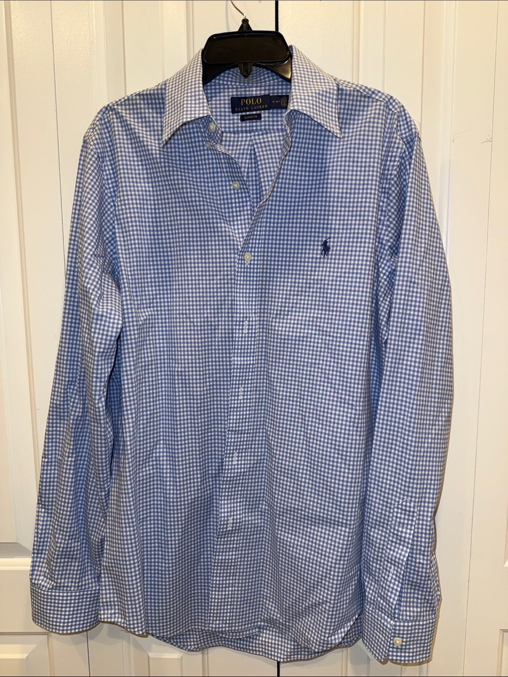 Polo by Ralph Lauren Light Blue Gingham Button-Down Shirt